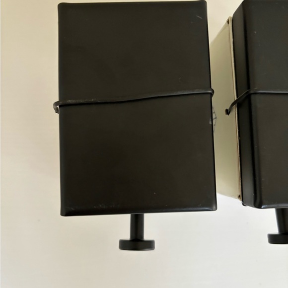 Hearth & Hand with Magnolia Matte Black Christmas Stocking Holder Set of Two NWT - Picture 7 of 9